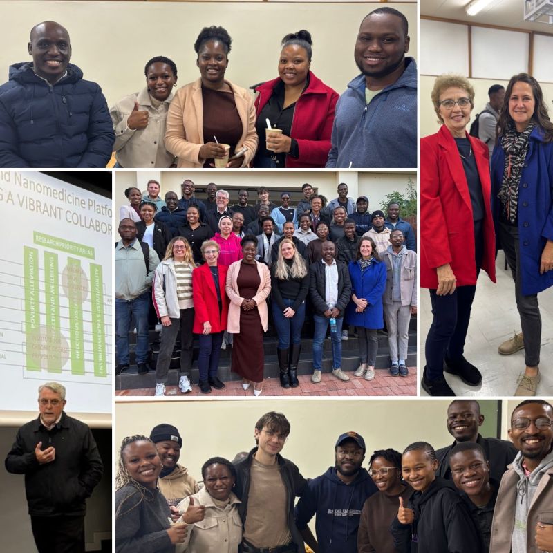 Developing a VIBRANT COLLABORATION: Around mid-May this year, Prof Adrienne Edkins (BioBRU, Rhodes University) and Prof Saartjie Roux (Nanomedicine Platform, Nelson Mandela University) held a very successful research day exploring the “what, how and when” of their nascent research collaboration.